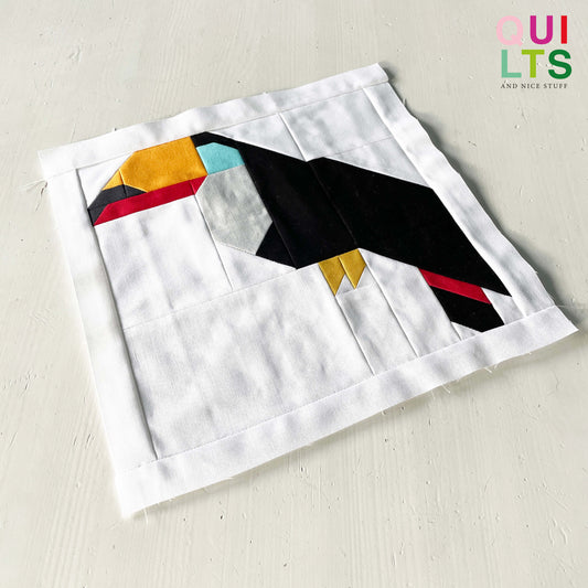 Tukan – PDF Quilt Block Anleitung