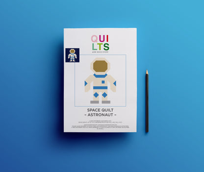 Astronaut – PDF Quilt Block Pattern