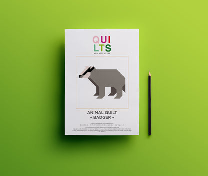Dachs – PDF Quilt Block Anleitung