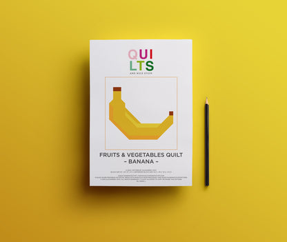 Banane – PDF Quilt Block Anleitung