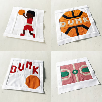 22 Basketball Block Bundle – PDF Pattern – Sport Quilt