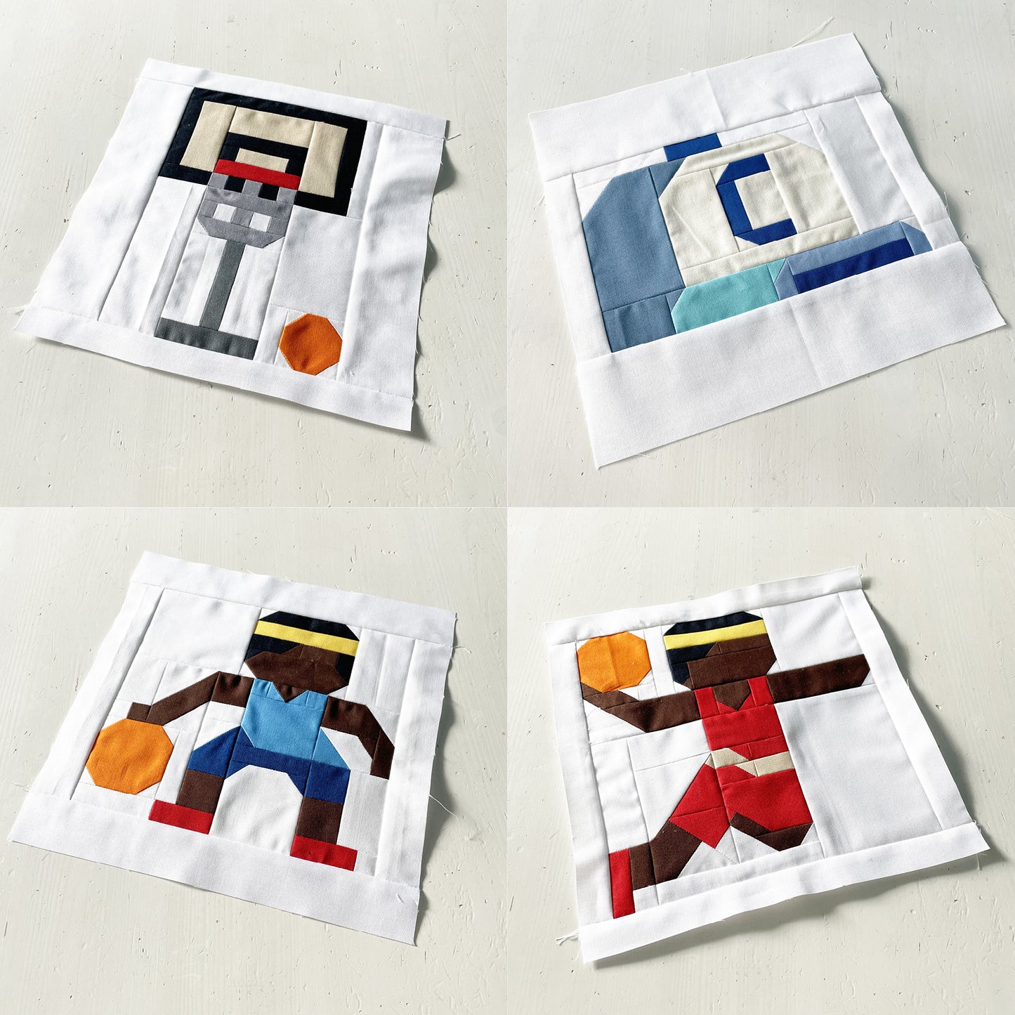 22 Basketball Block Bundle – PDF Pattern – Sport Quilt