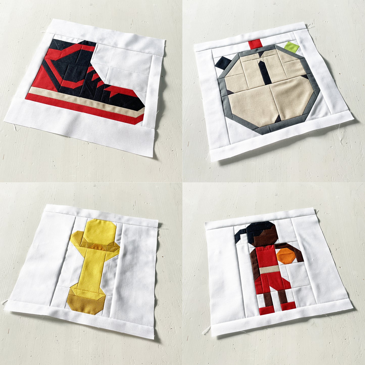 22 Basketball Block Bundle – PDF Pattern – Sport Quilt