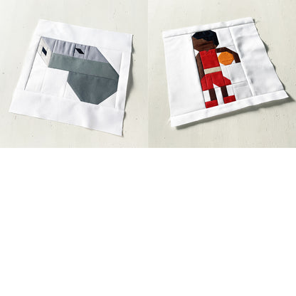 22 Basketball Block Bundle – PDF Pattern – Sport Quilt