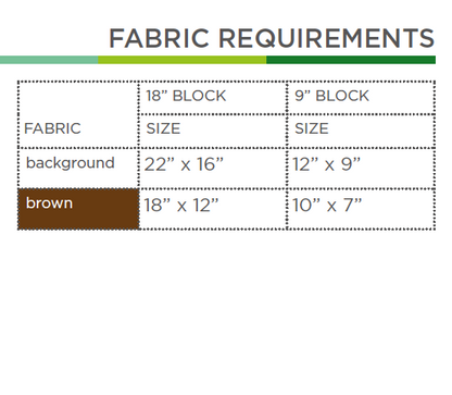 Bär – PDF Quilt Block Anleitung