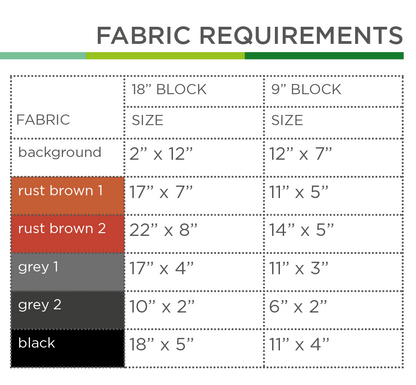 Flachstahlwaggon – PDF Quilt Block Anleitung