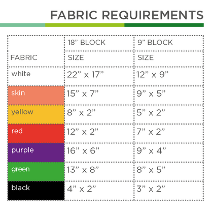Witch Face – PDF Quilt Block Pattern