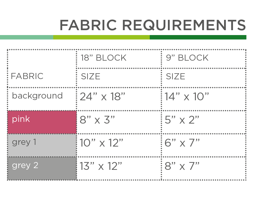 Taube – PDF Quilt Block Anleitung