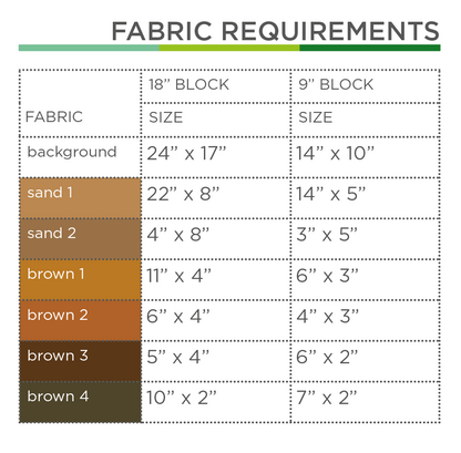 Hyäne – PDF Quilt Block Anleitung