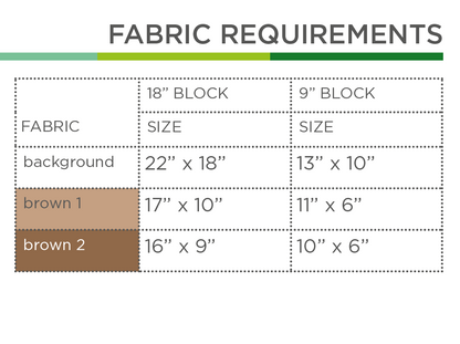 Gürteltier – PDF Quilt Block Anleitung
