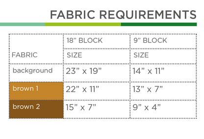 Kamel – PDF Quilt Block Anleitung