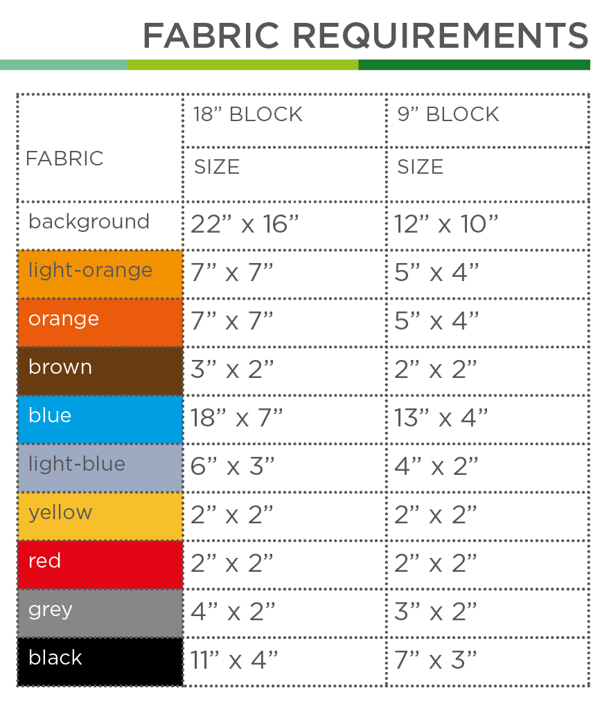 Pick-up mit Kürbis – PDF Quilt Block Anleitung