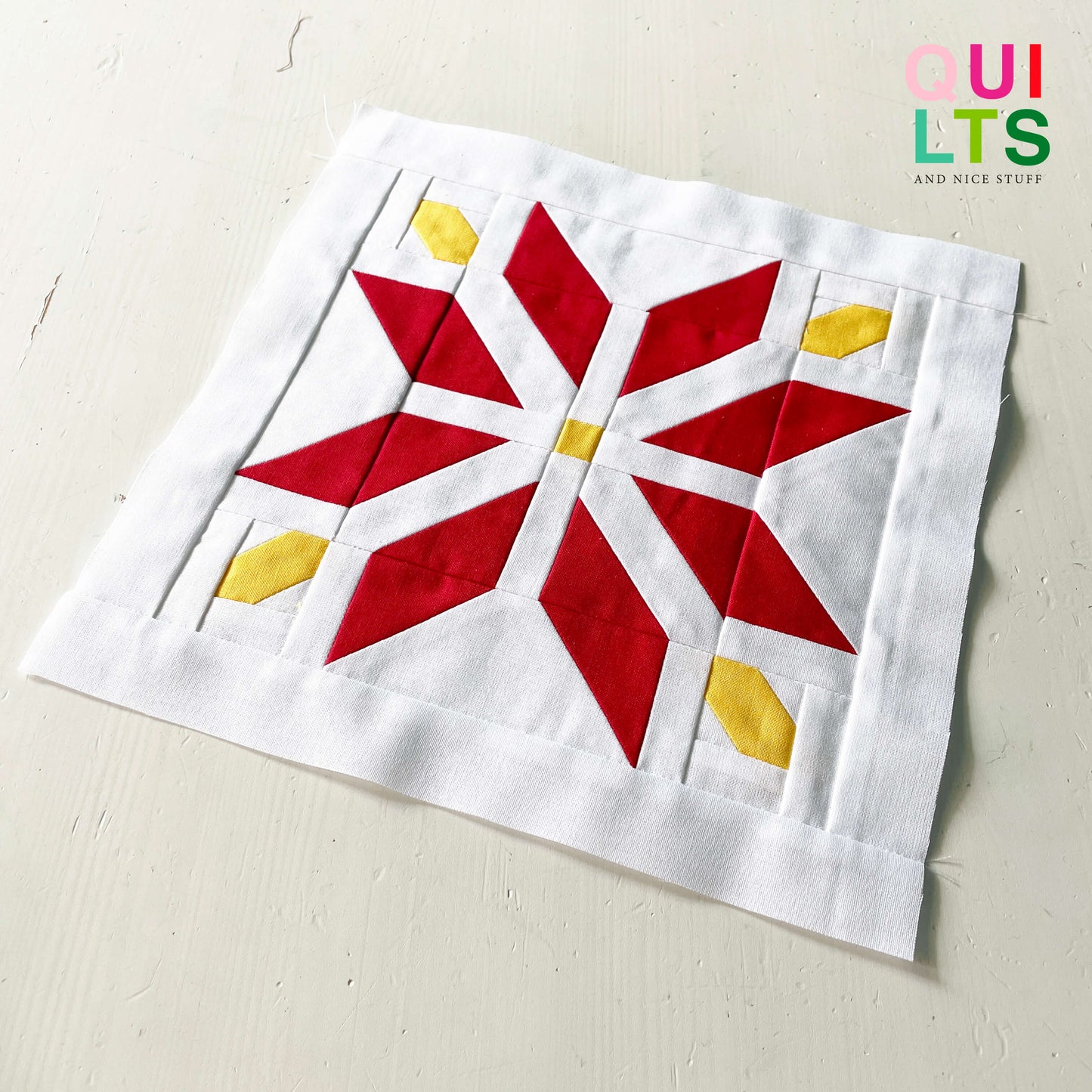Flower 2 – PDF Quilt Block Pattern