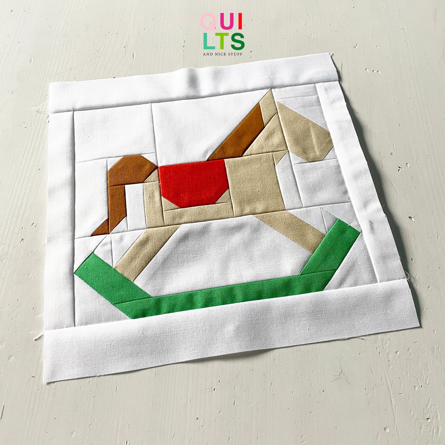 Schaukelpferd – PDF Quilt Block Anleitung