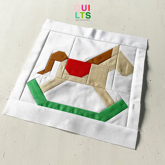 Schaukelpferd – PDF Quilt Block Anleitung