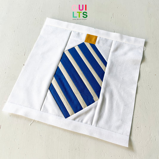 Weihnachtsbaumkugel 9 – PDF Quilt Block Anleitung