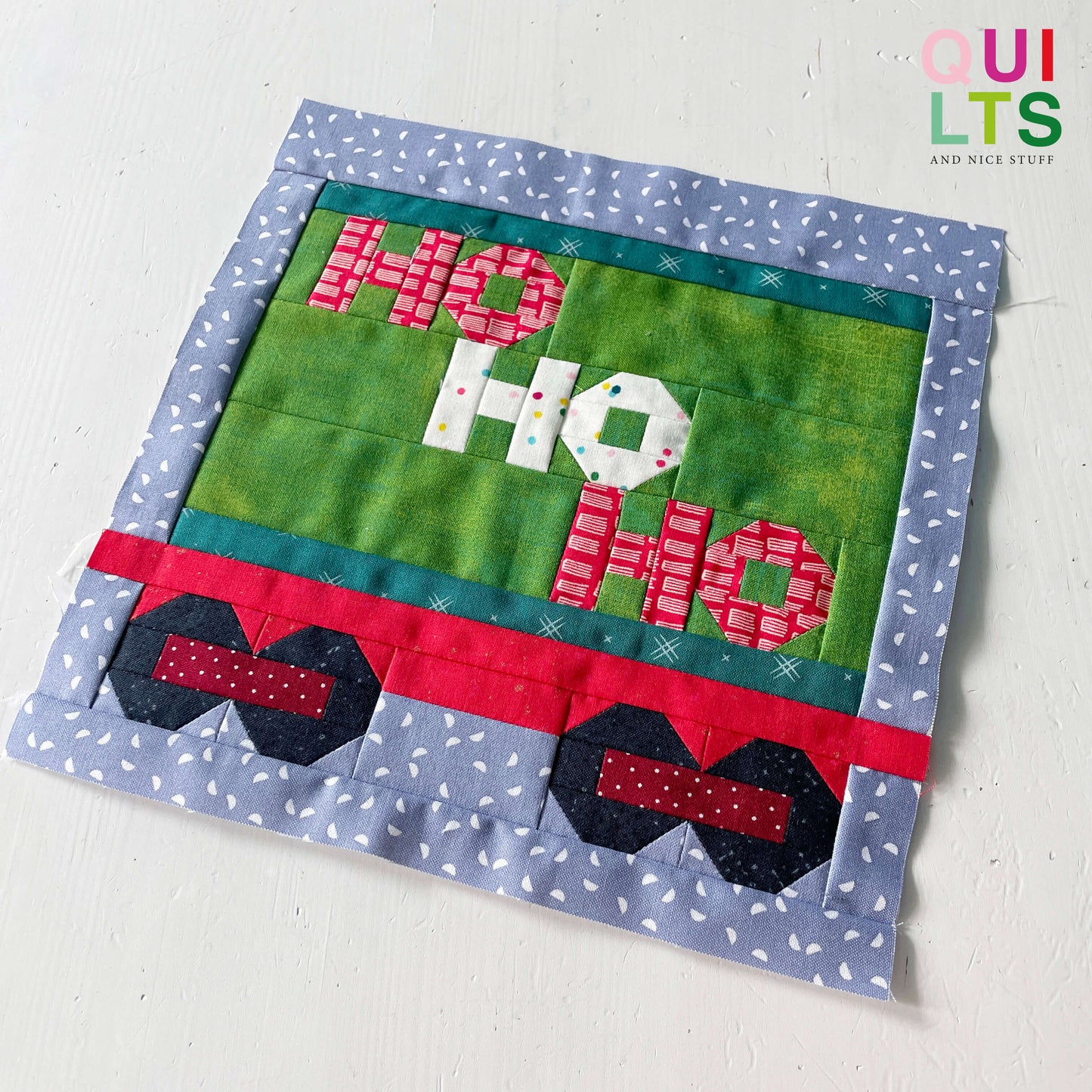 HoHoHo Waggon – PDF Quilt Block Anleitung