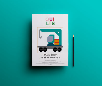 Kranwaggon – PDF Quilt Block Anleitung