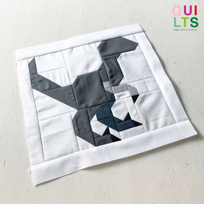 Velociraptor – PDF Quilt Block Anleitung