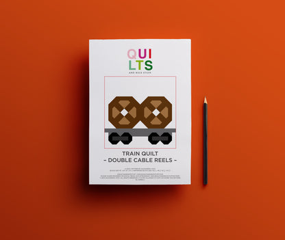 Doppelte Kabeltrommeln – PDF Quilt Block Anleitung