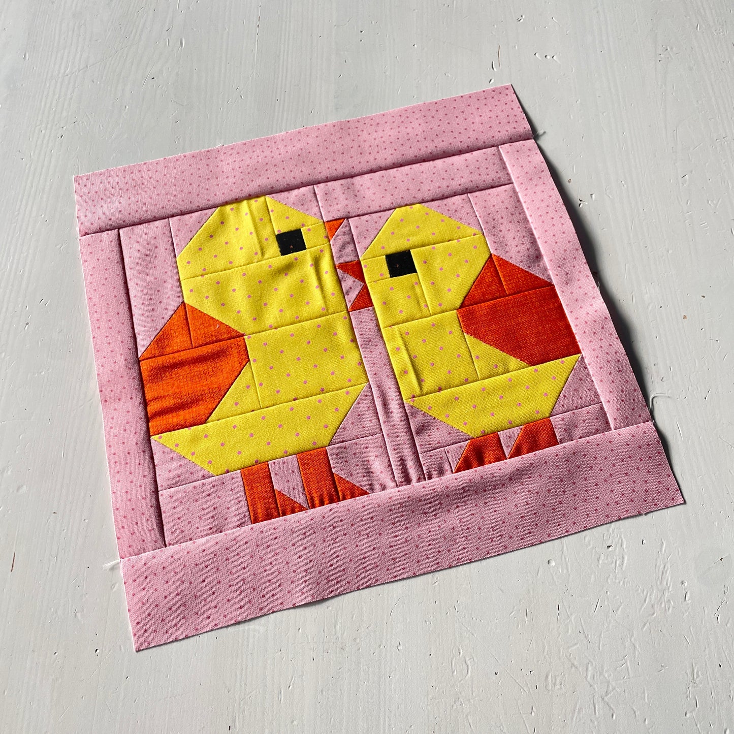 2 Küken – PDF Quilt Block Anleitung