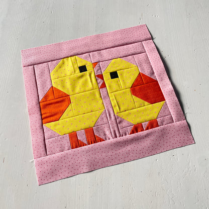 2 Küken – PDF Quilt Block Anleitung