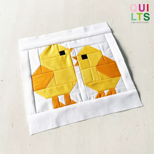 2 Küken – PDF Quilt Block Anleitung