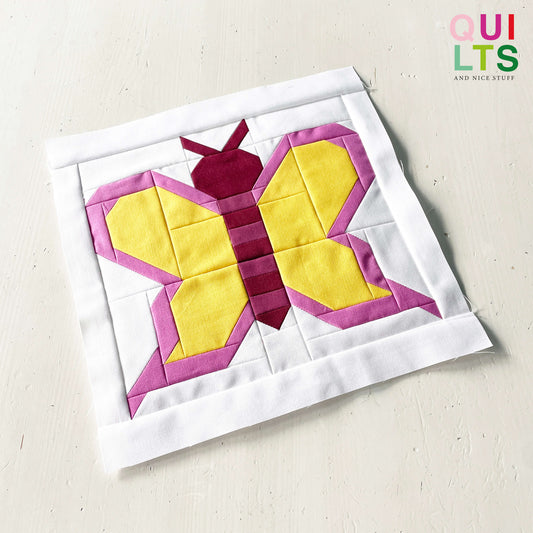 Schmetterling – PDF Quilt Block Anleitung