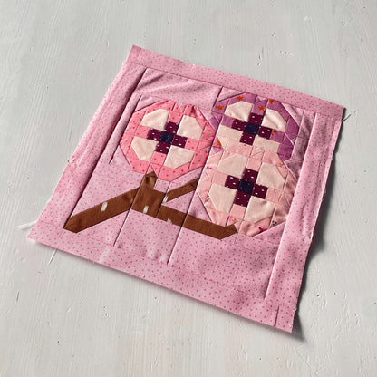 Kirschblüte – PDF Quilt Block Anleitung