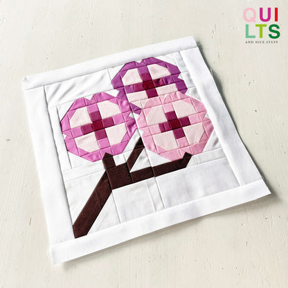 Kirschblüte – PDF Quilt Block Anleitung