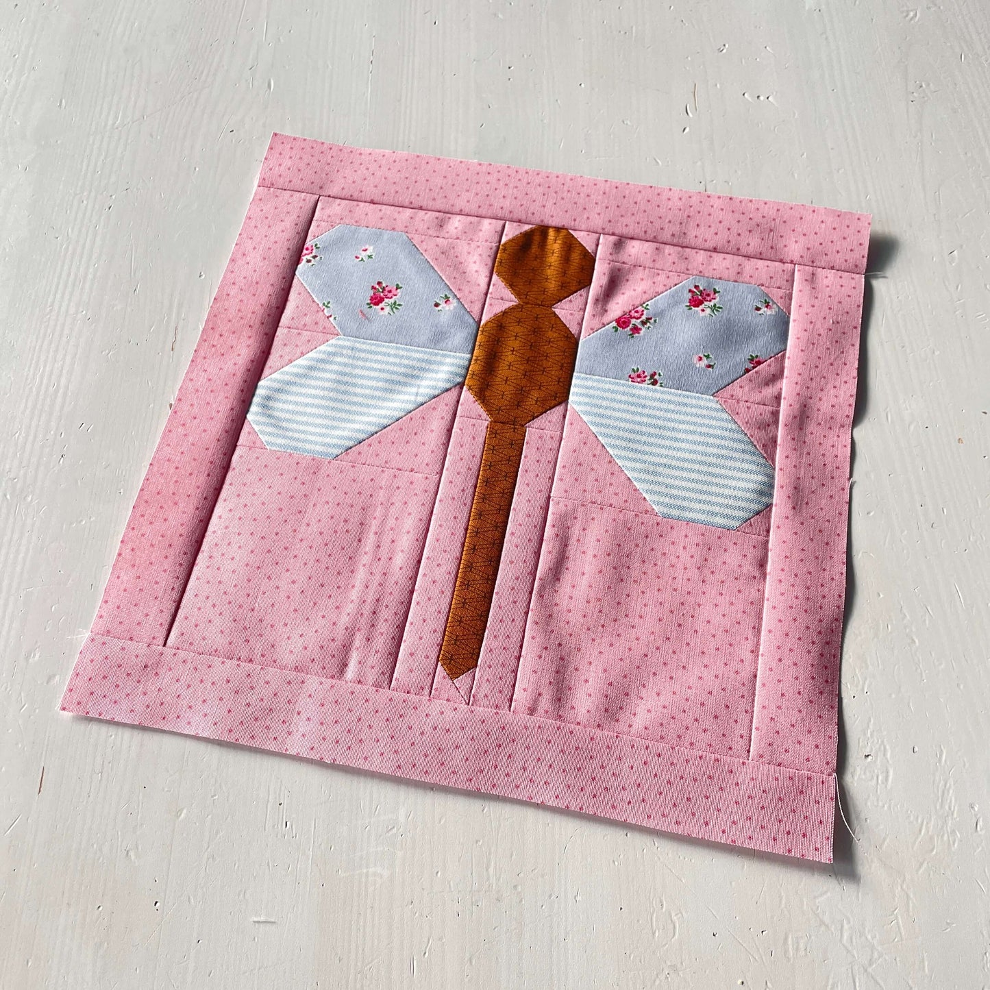 Libelle – PDF Quilt Block Anleitung