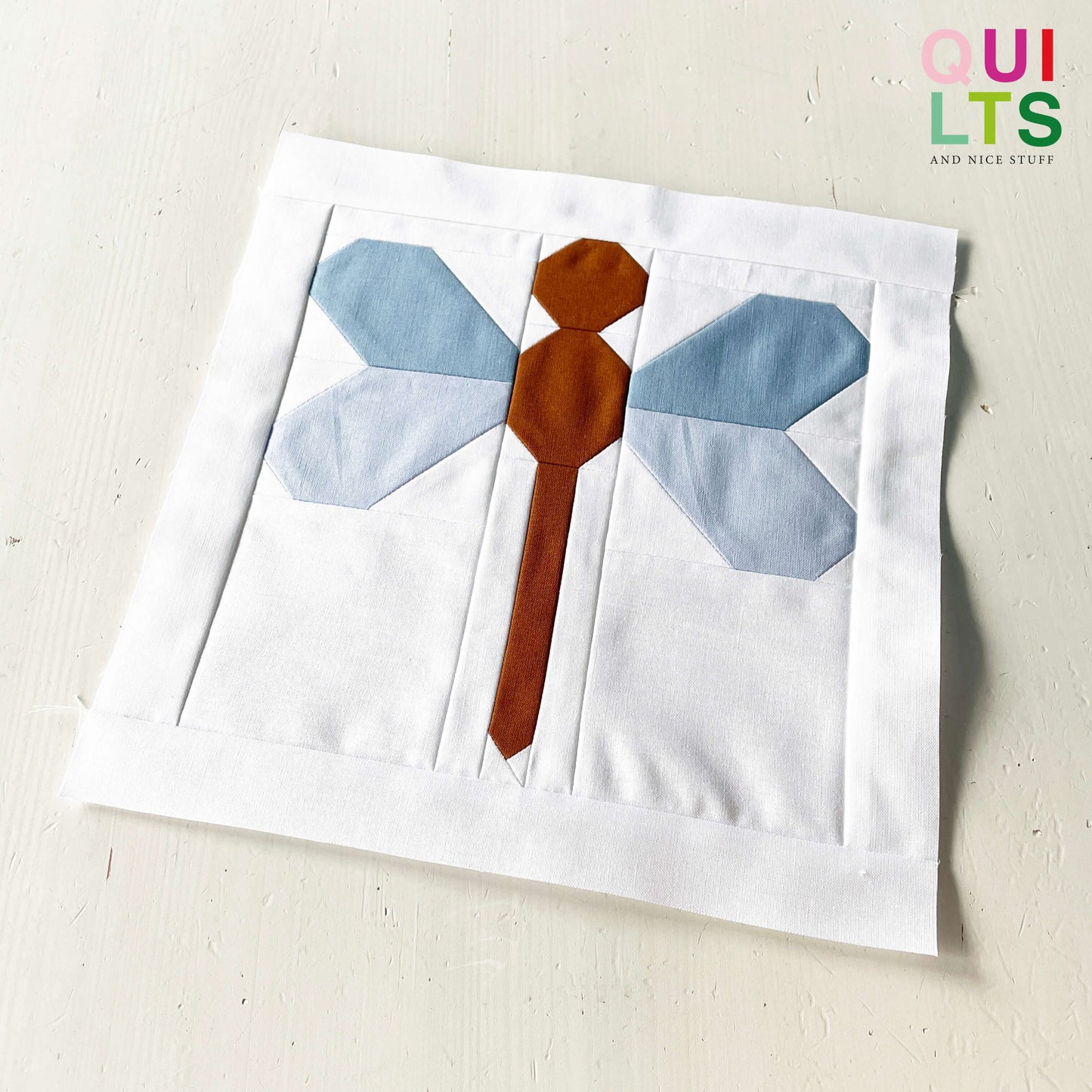 Libelle – PDF Quilt Block Anleitung
