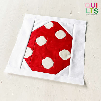 Gepunktetes Osterei – PDF Quilt Block Anleitung