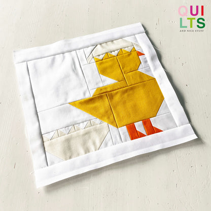 Eggshell on the head – PDF Quilt Block Pattern