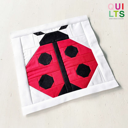 Ladybug – PDF Quilt Block Pattern
