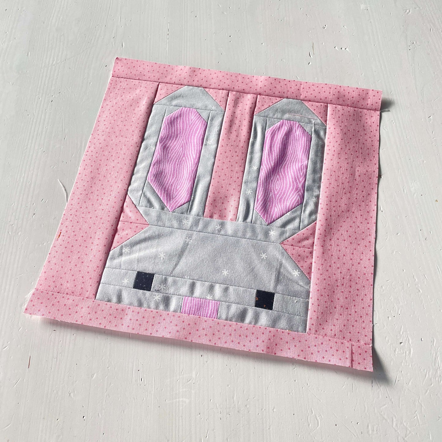 Hasenkopf – PDF Quilt Block Anleitung