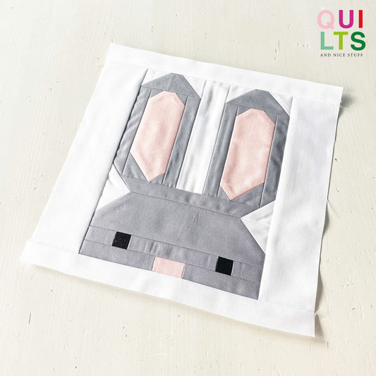 Hasenkopf – PDF Quilt Block Anleitung