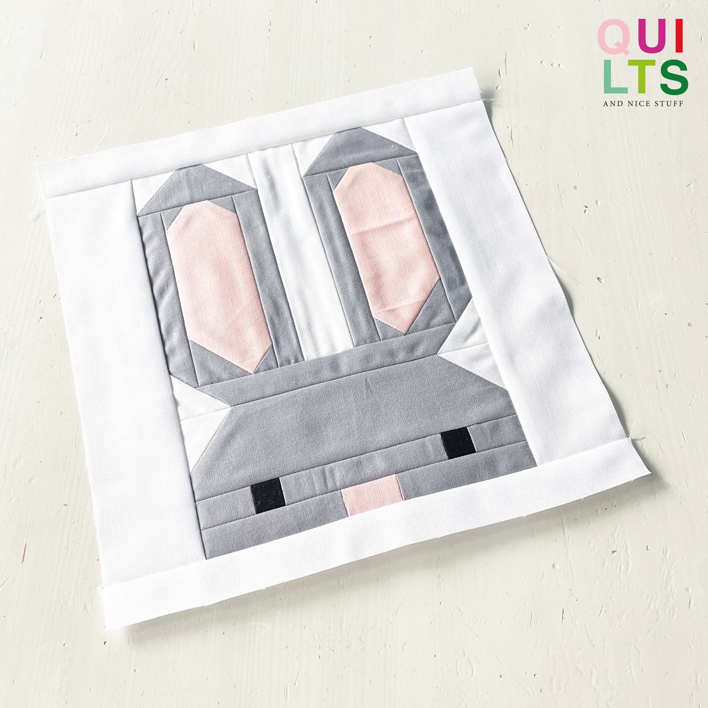 Hasenkopf – PDF Quilt Block Anleitung