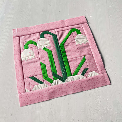 Schneeglöckchen – PDF Quilt Block Anleitung