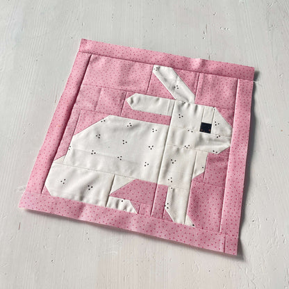 White Rabbit – PDF Quilt Block Pattern
