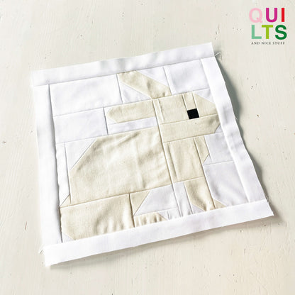 White Rabbit – PDF Quilt Block Pattern