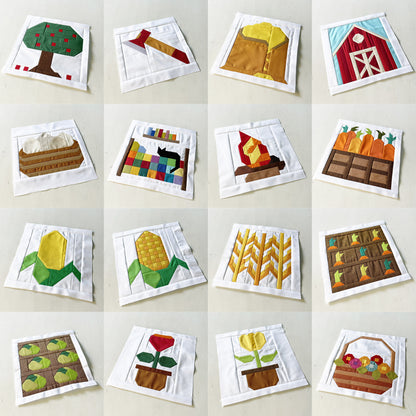 PDF Anleitungspaket – 37+1 Farmland Blöcke – Farmland Quilt