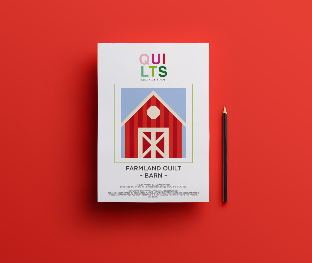 Scheune – PDF Quilt Block Anleitung