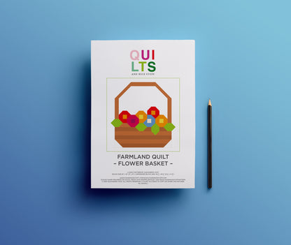 Blumenkorb – PDF Quilt Block Anleitung