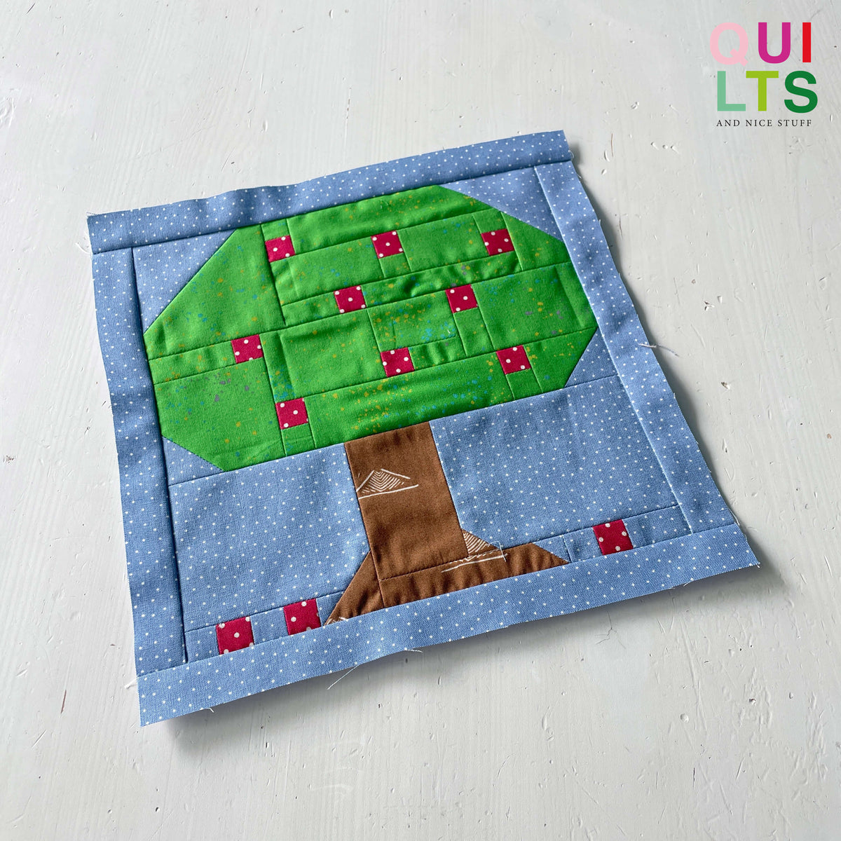 Apfelbaum – PDF Quilt Block Anleitung