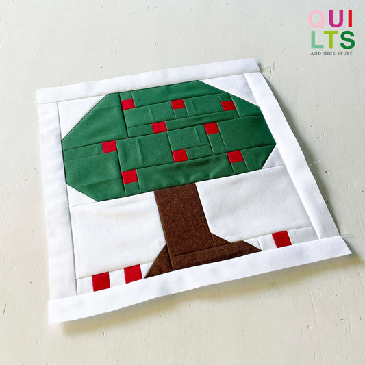 Apple Tree – PDF Quilt Block Pattern