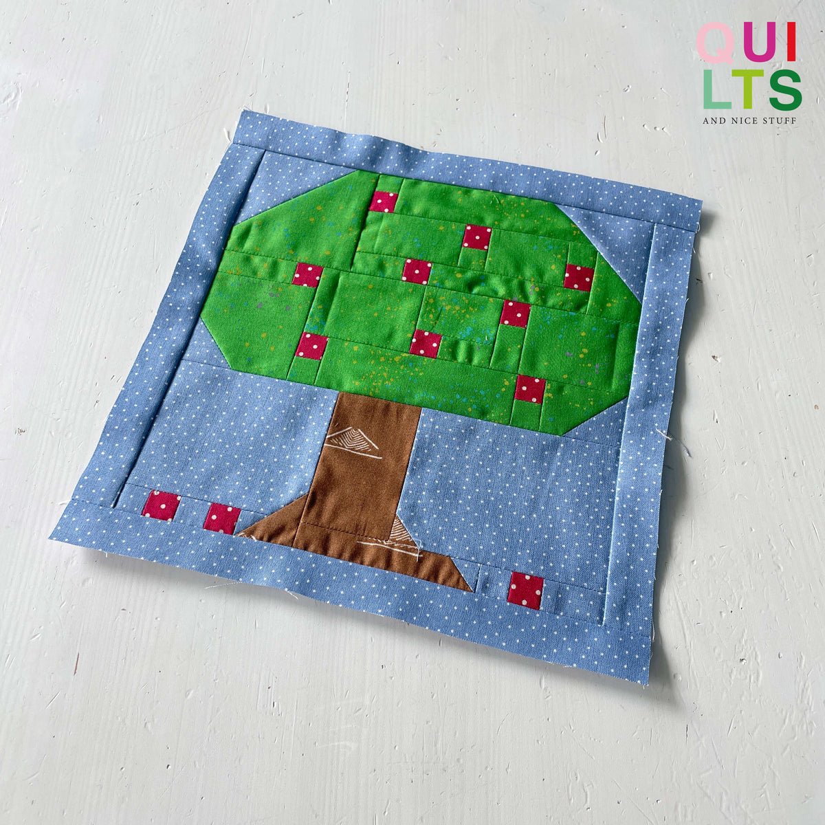 Apfelbaum – PDF Quilt Block Anleitung