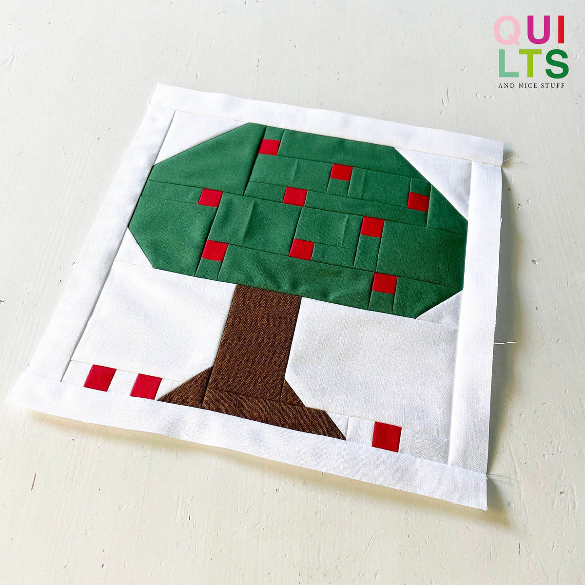 Apfelbaum – PDF Quilt Block Anleitung
