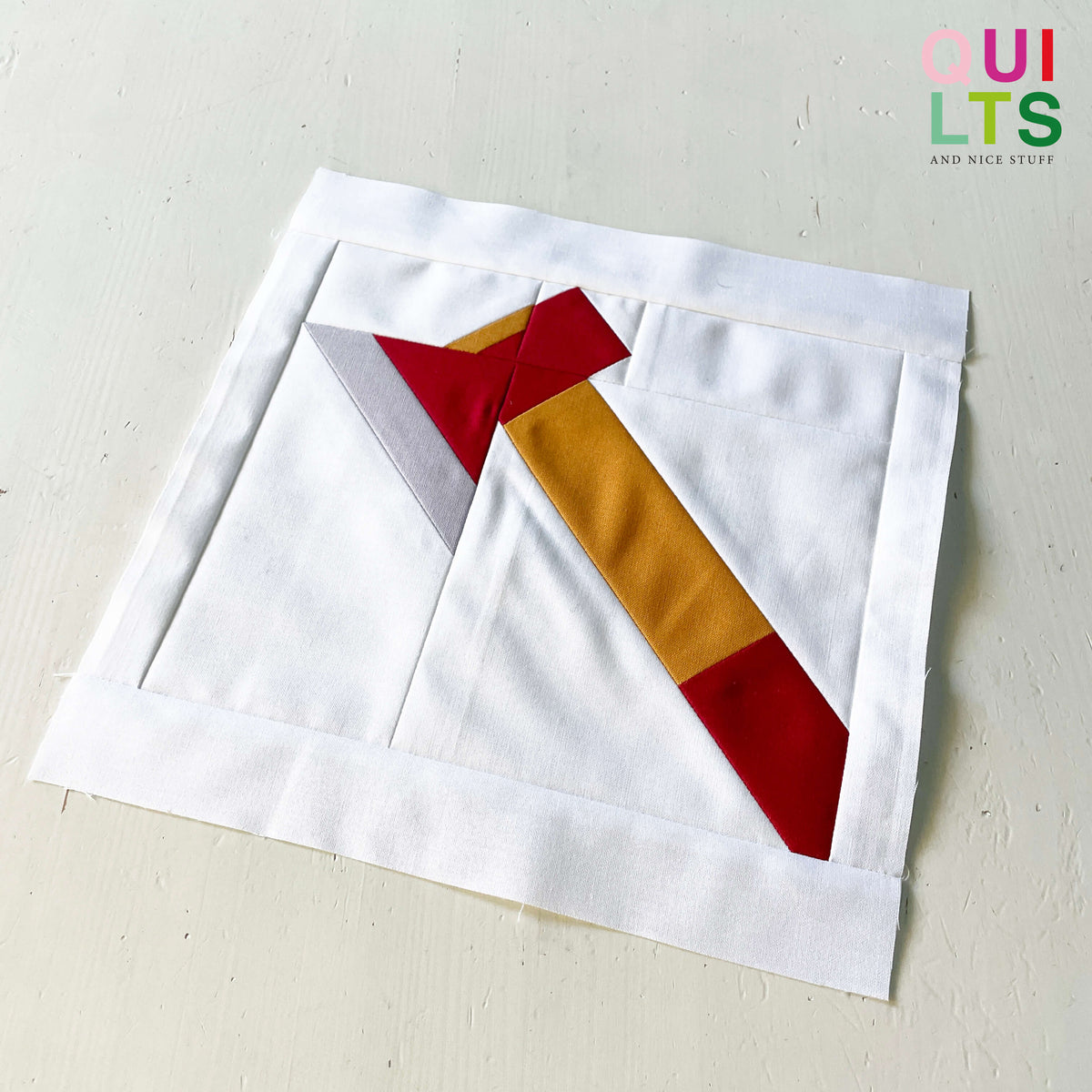 Axt – PDF Quilt Block Anleitung