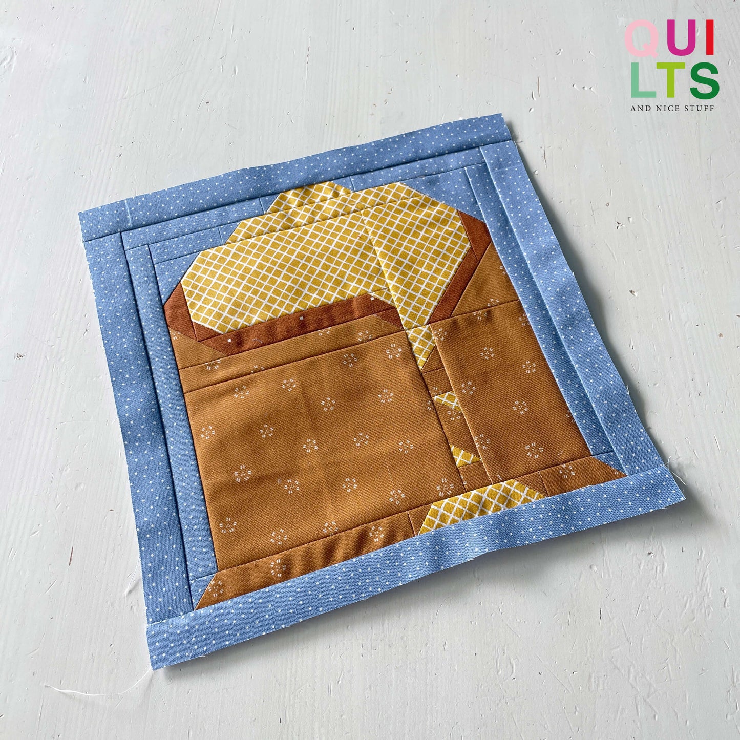 Getreidesack – PDF Quilt Block Anleitung